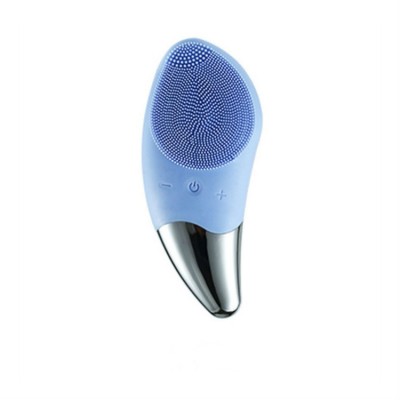 Mini Portable Waterproof Sonic Face Cleansing Washing Machine Massage Brush Electric Silicone Facial Cleanser Brush